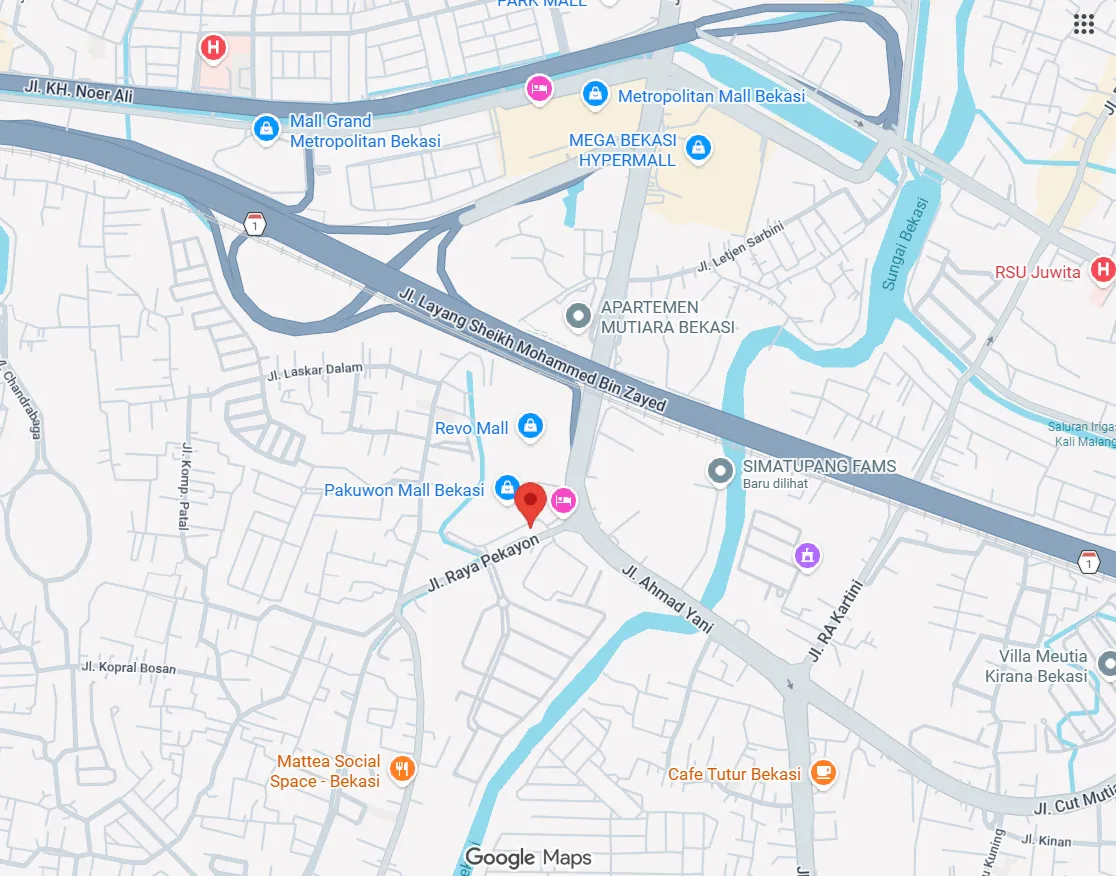 Pakuwon Residences Location Map
